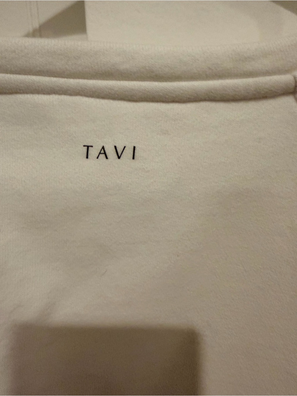 TAVI Women’s White V-Notch Pullover Sweatshirt - Picture 5 of 10